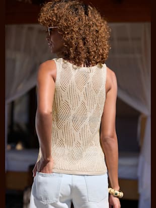 Débardeur en tricot encolure en v dégagée (Image 2)