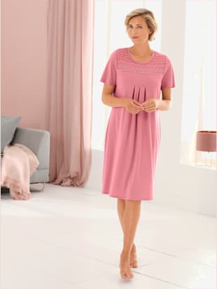 Chemise De Nuit Jersey Rose Escorial - Taille 48, Neuve Sans Étiquette