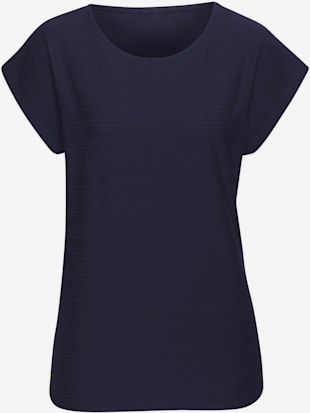 T-shirt structure rayée tendance (Image 3)