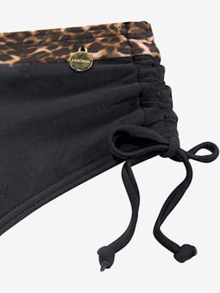 Bas de maillot de bain imprimé léopard tendance à la ceinture