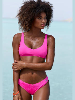 Haut de bikini bustier coloris uni tendance (Image 3)