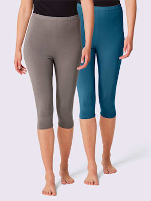 Legging court jersey fin