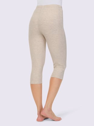 Legging 3/4 qualité côtelée