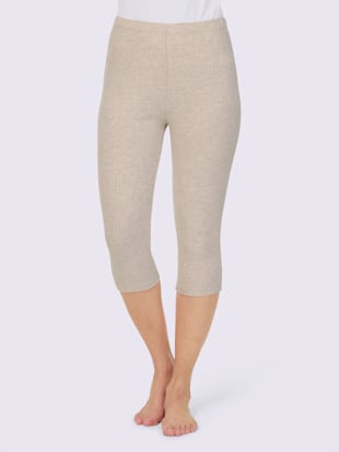 Legging 3/4 qualité côtelée