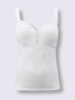 Chemise soutien-gorge côtes fines