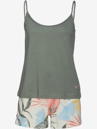 Pyjama court à motif tropical (Image 4)