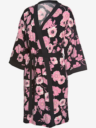 Kimono élégant avec lien à nouer à la taille
