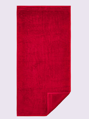 Serviette qualité luxe, coleur pourpre - HELLINE