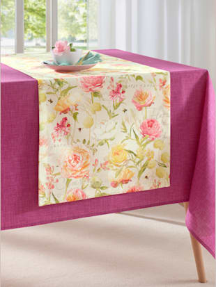 Linge de table motif floral tendance