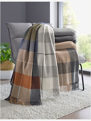 Plaid pure laine