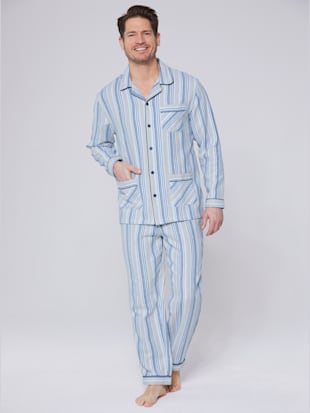 Pyjama qualité finette tissée, grattée à l'intérieur