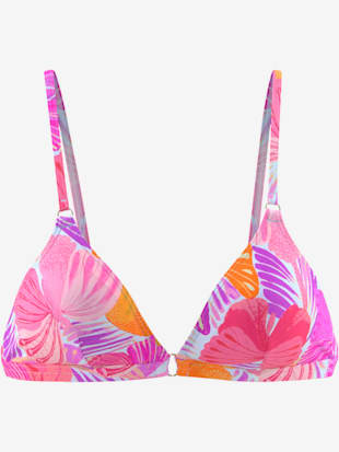 Haut de bikini triangle motif papillons – chaque pièce est unique