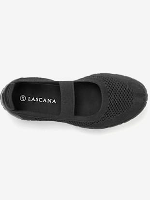 Sneakers ballerines chaussures en textile, chaussures en tissu avec semelle ultra-légère, très plate et souple (Image 3)