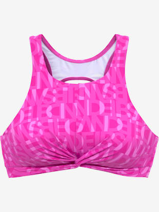 Haut de maillot de bain court imprimé tendance (Image 2)