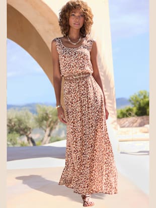 Robe longue encolure ronde et au dos dégagées (Image 2)