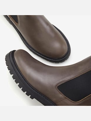 Bottines chelsea tendance en cuir de qualité, très confortables