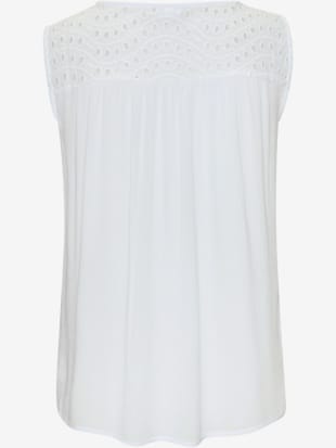 Débardeur dentelle et motif ajouré à l'encolure (Image 5)