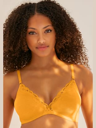 Soutien-gorge bralette sans armatures avec bonnets préformés sans coutures et garnissage