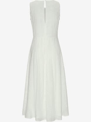 Robe en dentelle robe d'été sans manches avec broderie ajourée (Image 5)