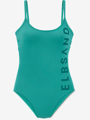 Maillot de bain marque inscrite ton sur ton