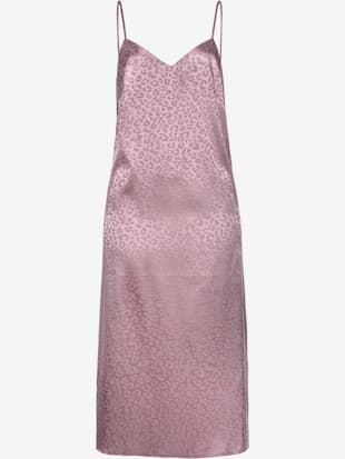 Déshabillé chemise de nuit élégante avec motif jacquard léopard