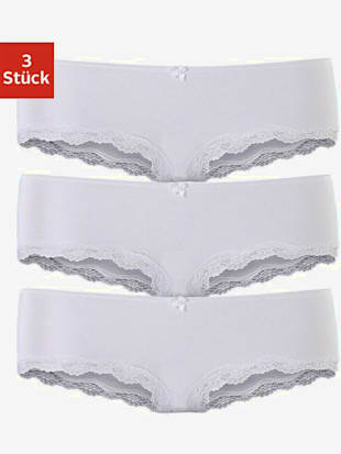 Panty lot de 3 panties lascana, couleur blanc - HELLINE