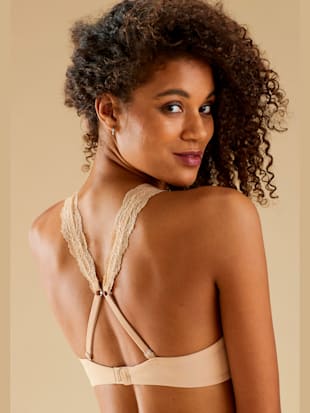 Soutien-gorge push-up, bretelles en dentelle fine (Image 3)