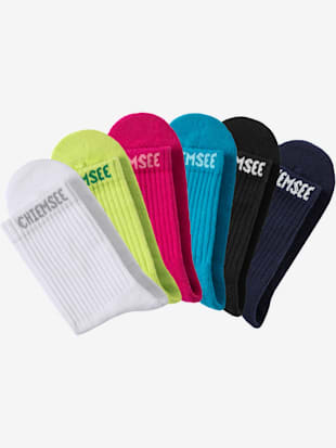 Chaussettes de tennis lot de 6 paires de chaussettes tendance