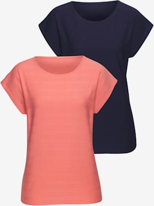 T-shirt structure rayée tendance (Image 5)