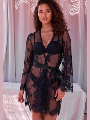 Kimono séduisant légèrement transparent (Image 1)