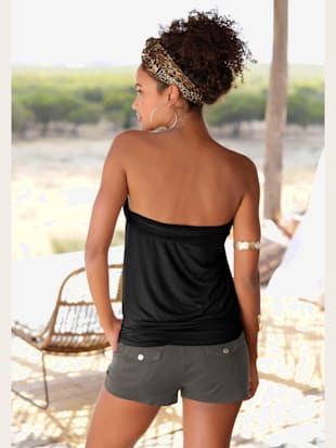 Haut de maillot de bain bandeau viscose extensible