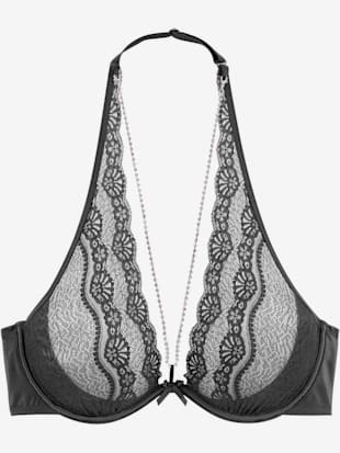 Soutien-gorge dos nu érotique, chaîne à strass amovible