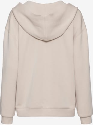 Sweatshirt à capuche avec encolure en v