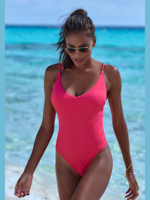 Maillot de bain structure côtelée tendance (Image 1)