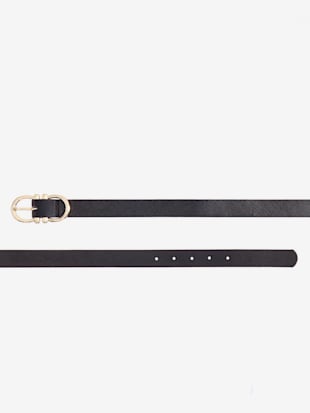 Ceinture hanches ceinture avec boucle métallique décorative et détails couleur or (Image 4)