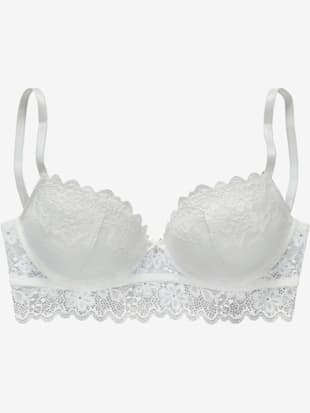 Soutien-gorge push-up féminin à la coupe longue légère