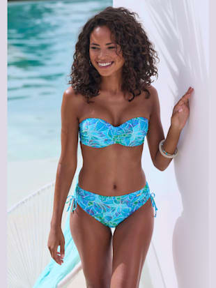 Haut de bikini bandeau à armatures imprimé floral (Image 3)