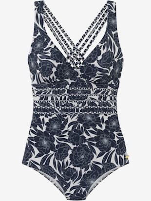 Maillot de bain imprimé floral tendance contrasté (Image 3)