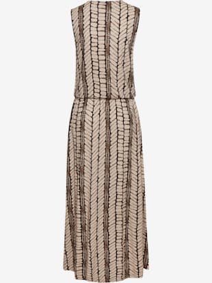 Robe longue robe d'été à encolure en v profonde (Image 3)