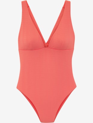 Maillot de bain matière structurée tendance à rayures (Image 3)