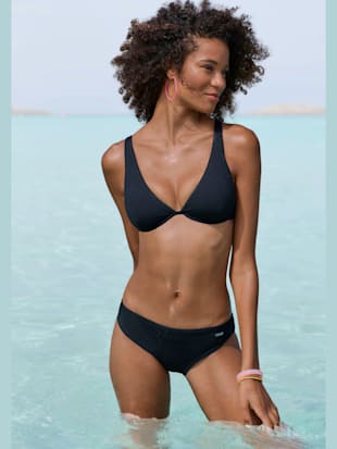 Haut de maillot de bain à armatures coloris uni tendance (Image 1)