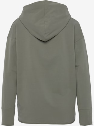 Sweatshirt à capuche logo imprimé devant