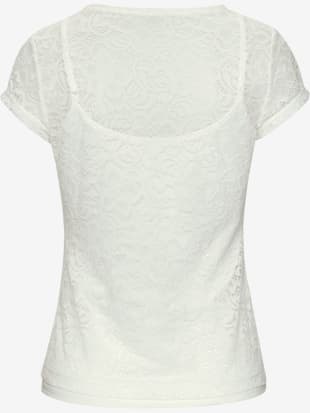T-shirt en dentelle encolure ronde (Image 5)