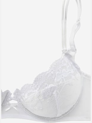 Soutien-gorge push-up bonnets recouverts de dentelle