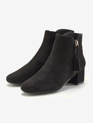 Bottines détails houppe tendance