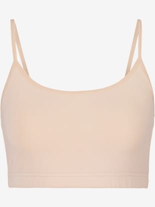 Bustier confort et maintien léger grâce au devant doublé