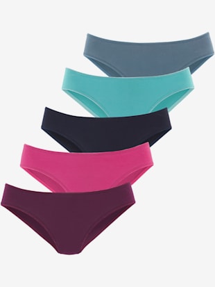 Slips jazz lot de 5 slips panties lascana