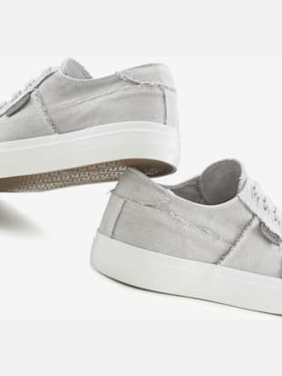 Baskets chaussures en textile, chaussures en tissu au look usé et délavé tendance (Image 5)
