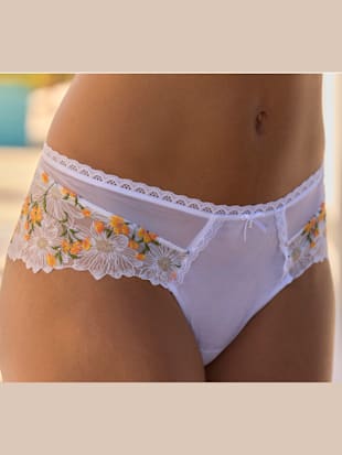 Tanga féminin avec petit nœud décoratif et perle au centre devant (Image 3)