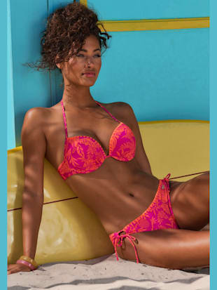 Bikini push-up bord crocheté contrasté (Image 1)